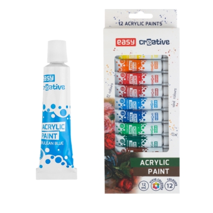 Acrylic paints set 12