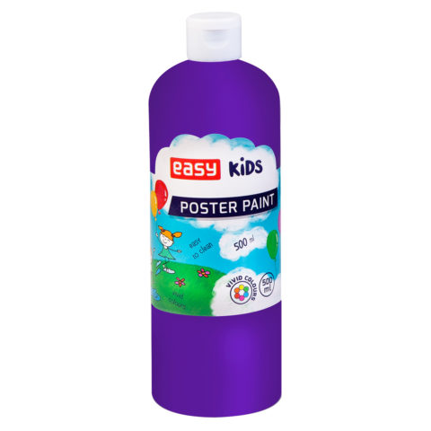 FARBA PLAKATOWA 500 ML, KOLOR FIOLETOWY
