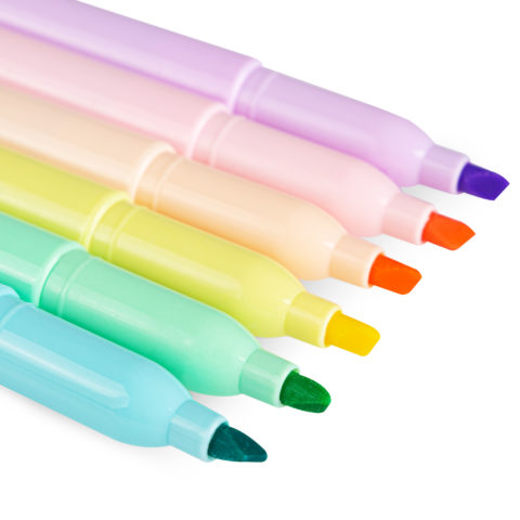Zakreślacz |mix kolorów | 4 mm | 6 kol. – Easy Flash Pastel (929854)
