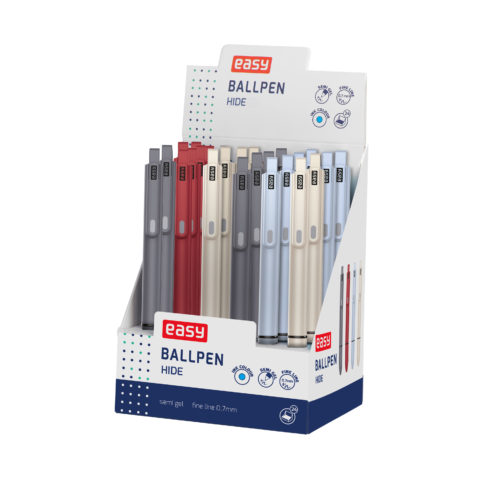 Długopis automatyczny | niebieski | 1,0 mm | 24 szt. – Easy HIDE (941732)