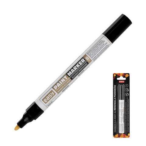 PAINT MARKER | Marker olejowy | okrągła końcówka | czarny