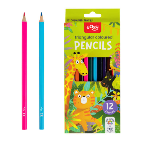 COLOURED PENCIL | graphite pencils | 12 colours