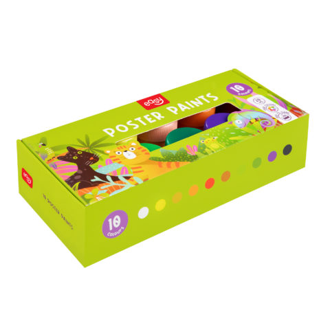 FARBY PLAKATOWE | 10 kolorów |  20 ml