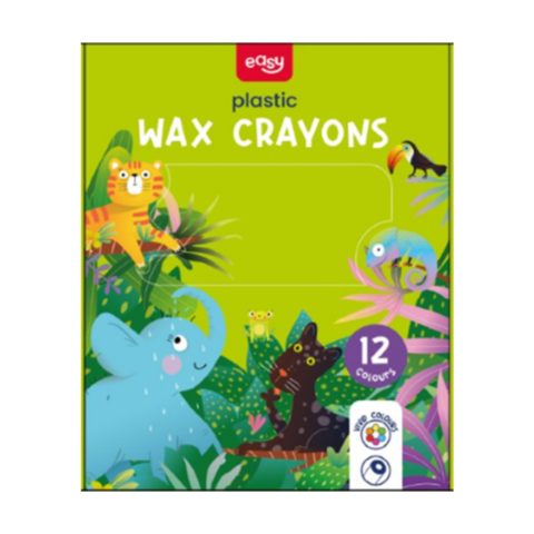 KREDKI ŚWIECOWE | plastikowe | 12 kolorów